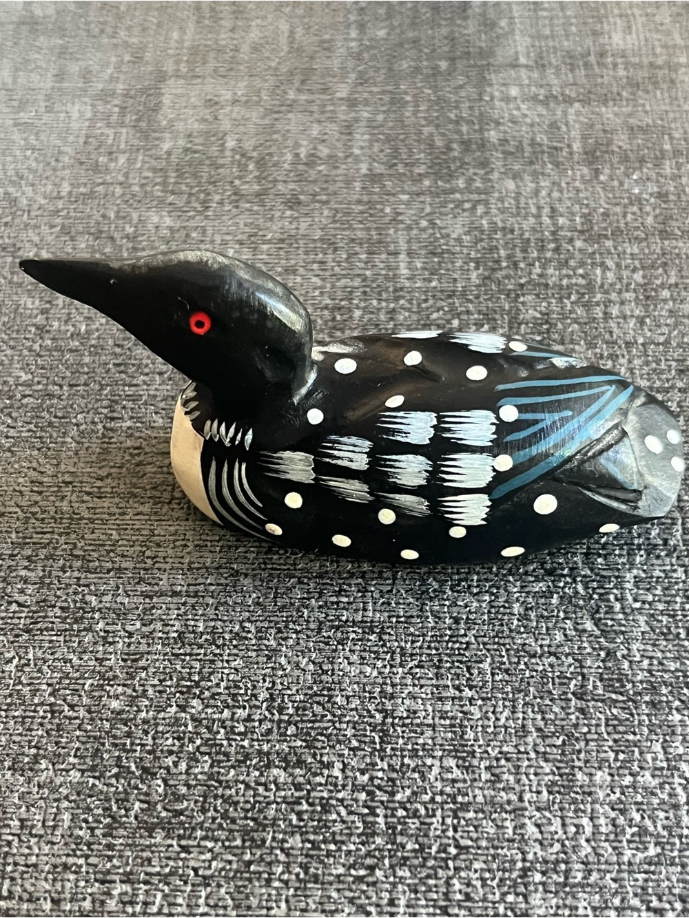 Mini wooden duck